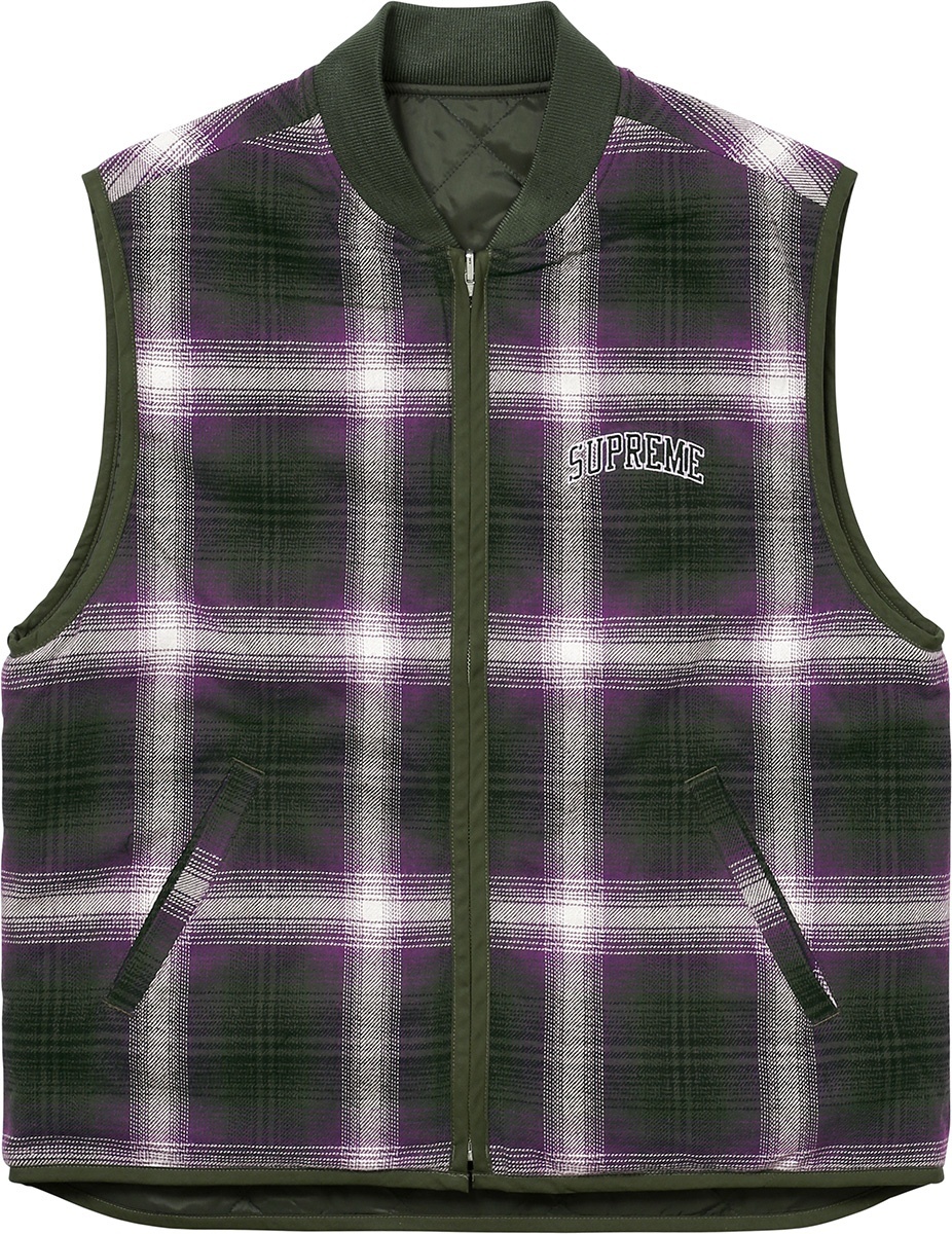 Reversible Shadow Plaid Vest view 12